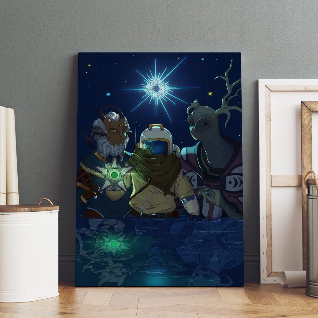 Outer Wilds Hearthian Hot Arrival Wall Art