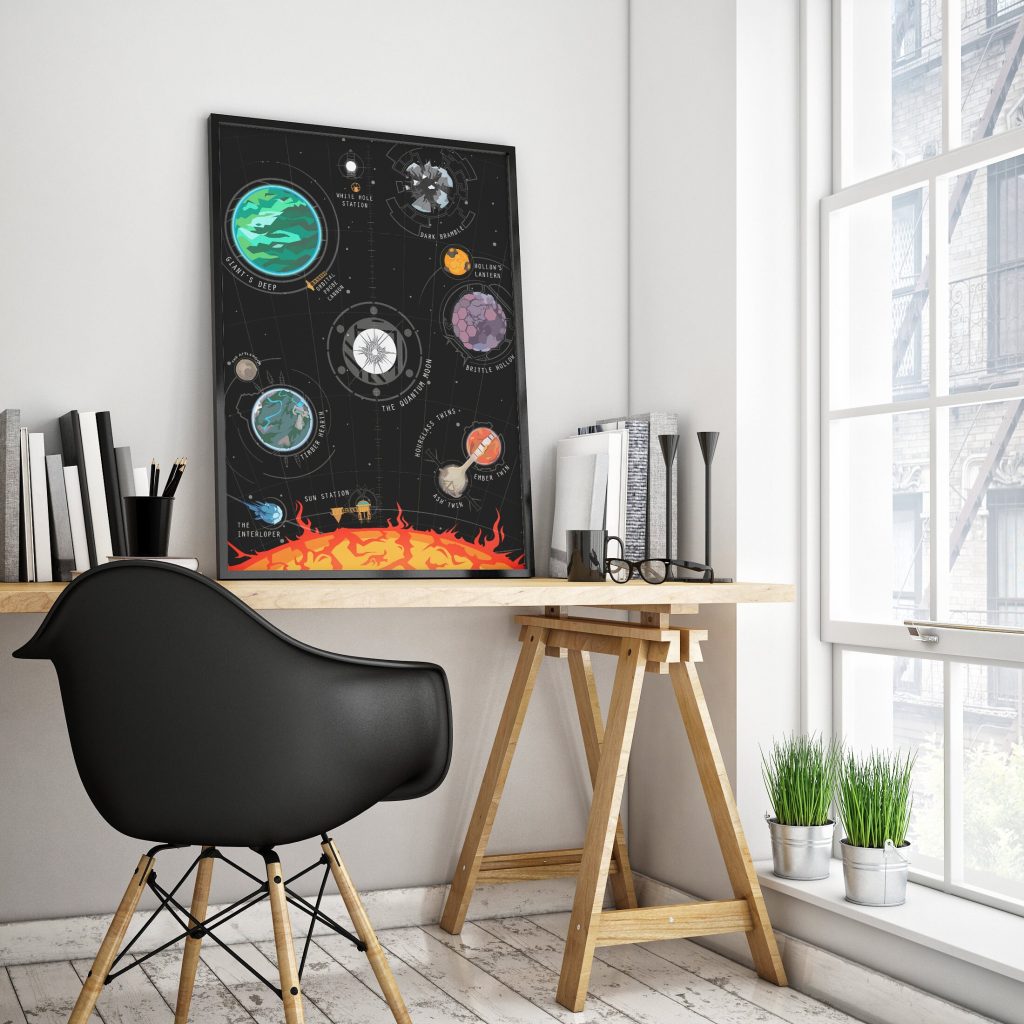 Outer Wilds System Giant Deep The Quantum Moon Wall Art - Image 2