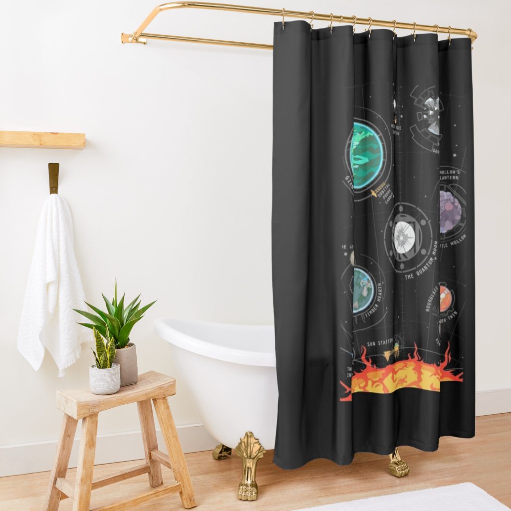 The Outer Wilds Game Must Try Shower Curtain
