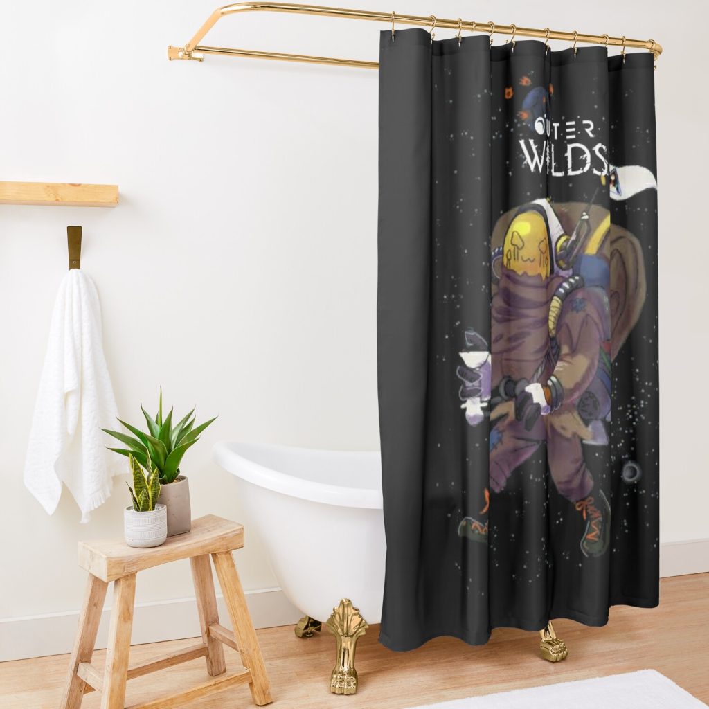 Outer Wilds Essential Shower Curtain
